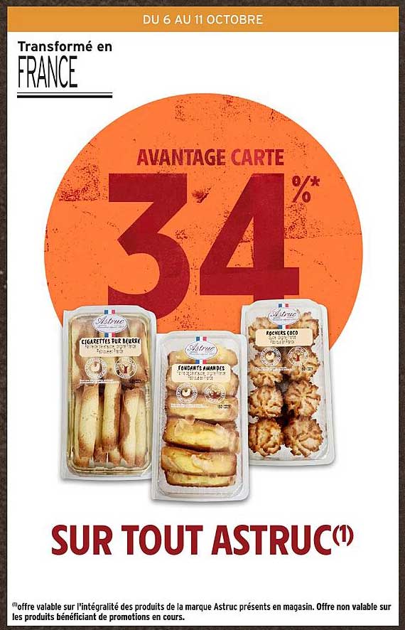 AVANTAGE CARTE 34%*