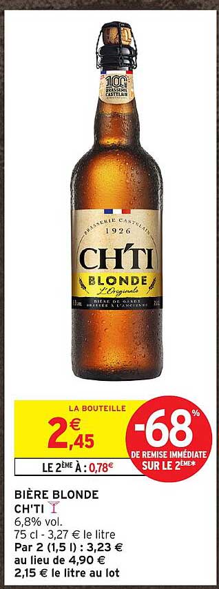BIÈRE BLONDE CH'TI