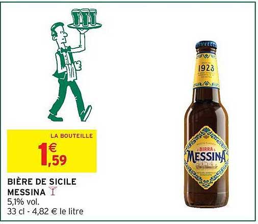 BIÈRE DE SICILE MESSINA