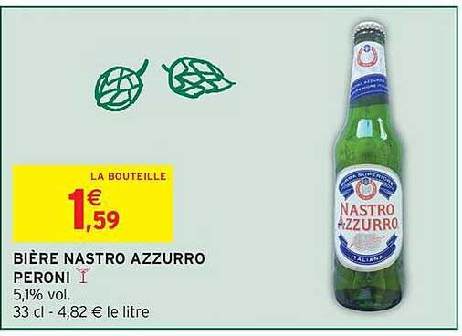 BIÈRE NASTRO AZZURRO PERONI