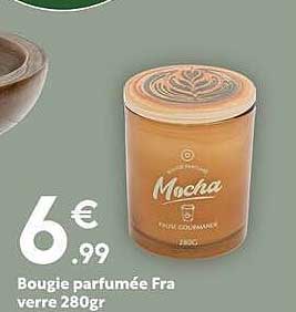 Bougie parfumée Fra verre 280g