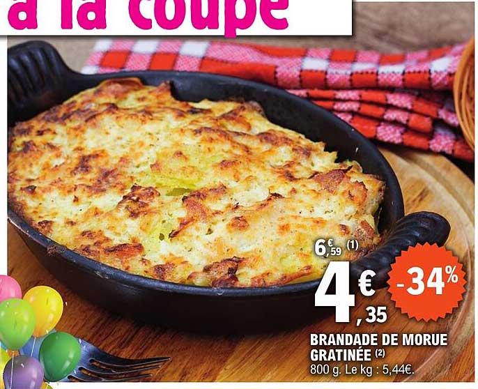 BRANDADE DE MORUE GRATINÉE