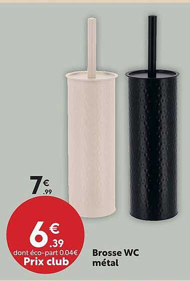 Brosse WC métal