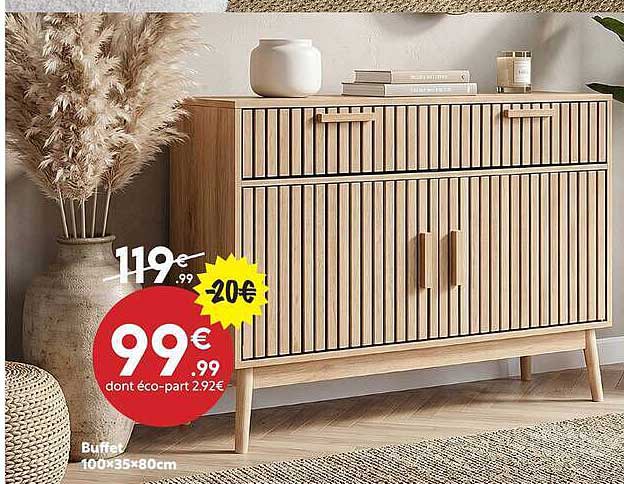 Buffet 100×35×80cm