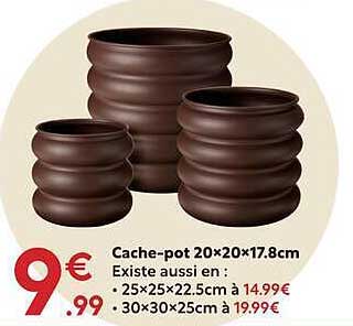 Cache-pot 20×20×17.8cm