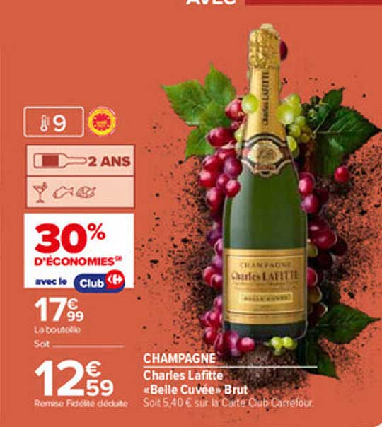 CHAMPAGNE Charles Lafitte « Belle Cuvée » Brut