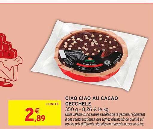 CIAO CIAO AU CACAO GECCHIELE