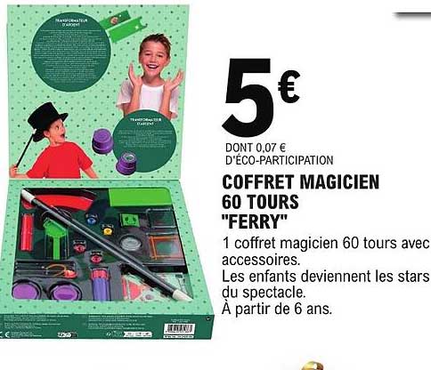 COFFRET MAGICIEN 60 TOURS "FERRY"