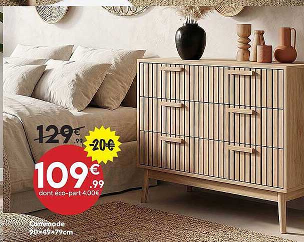 commode 100x40x79cm