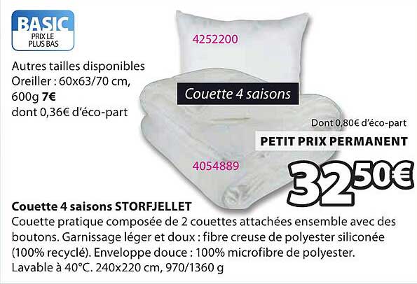 Couette 4 saisons
