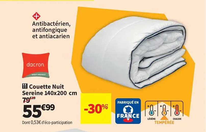 Couette Nuit Sereine 140x200 cm