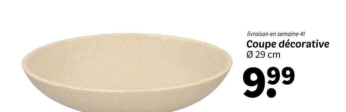 Coupe décorative Ø 29 cm
