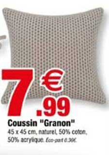 Coussin "Granon"