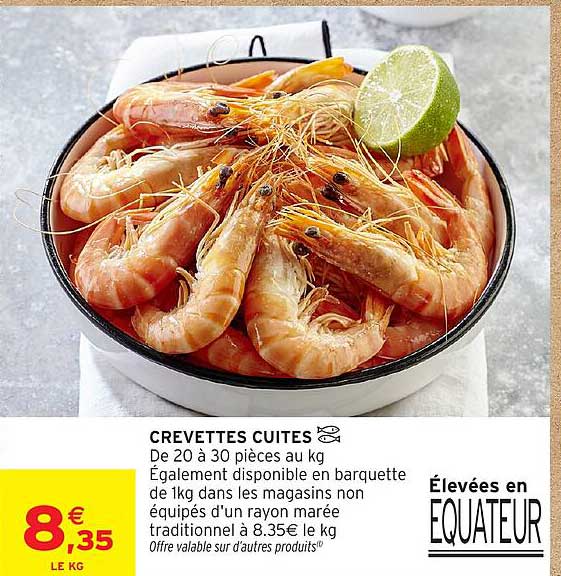 CREVETTES CUITES