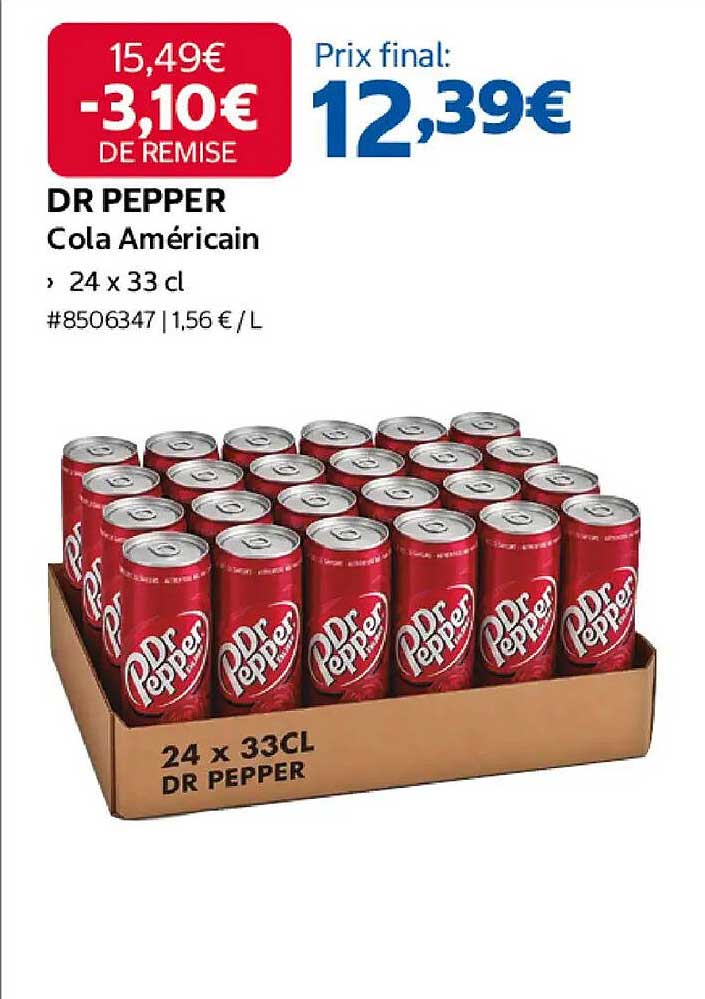 DR PEPPER Cola Américain