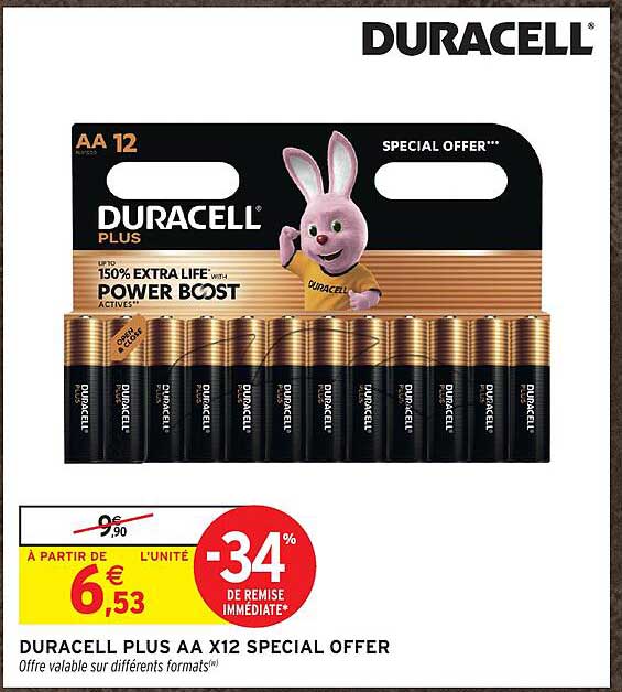 DURACELL PLUS AA X12 SPECIAL OFFER