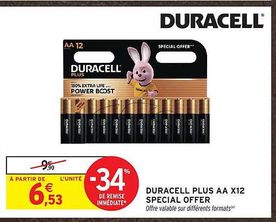 DURACELL PLUS AA X12 SPECIAL OFFER