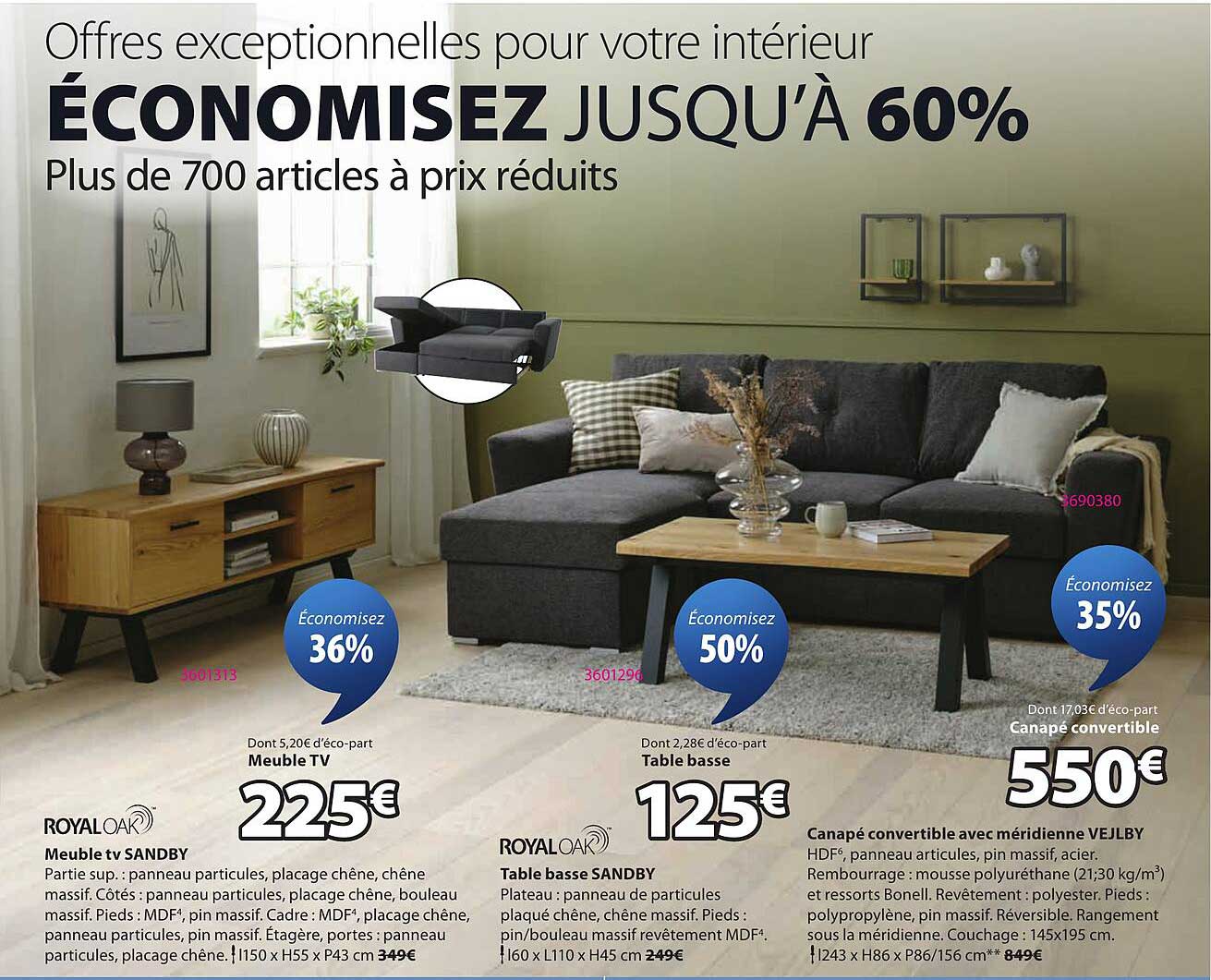 ÉCONOMISEZ JUSQU’À 60%