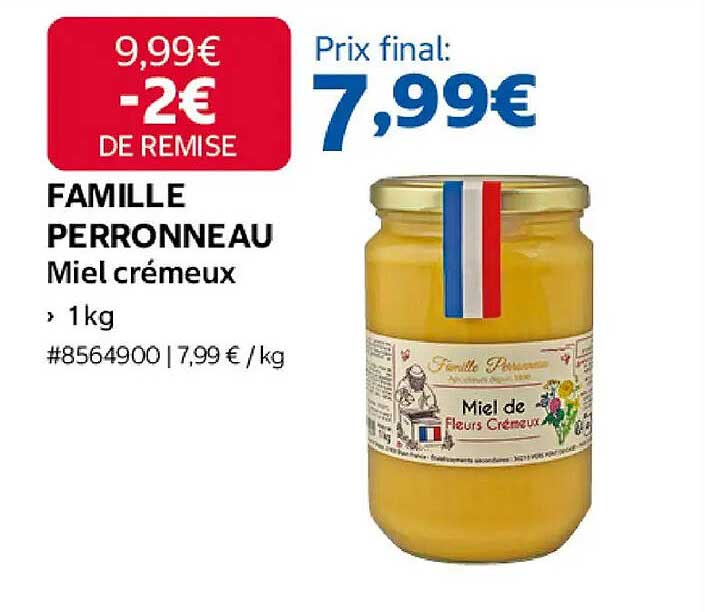 FAMILLE PERRONNEAU Miel crémeux
