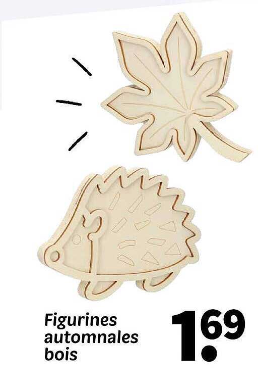 Figurines automnales bois