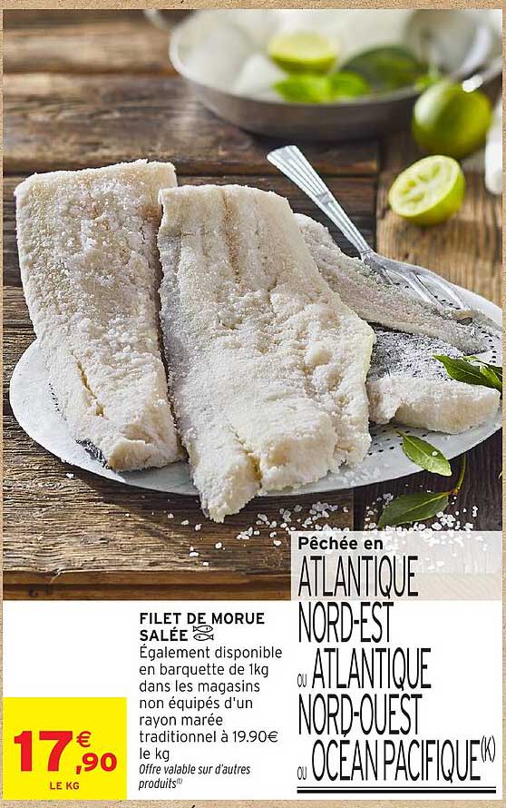 FILET DE MORUE SALÉE