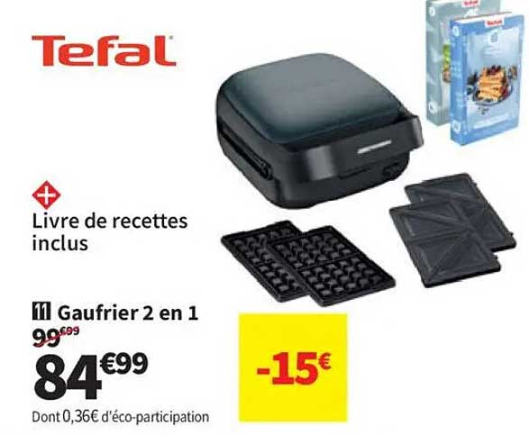 Gaufrier 2 en 1