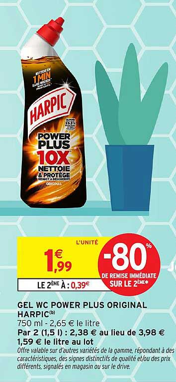 GEL WC POWER PLUS ORIGINAL HARPIC
