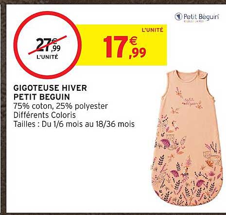 GIGOTEUSE HIVER PETIT BEGUIN