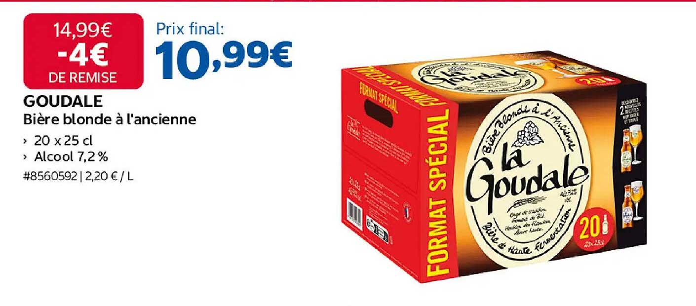 GOUDALE Bière blonde à l'ancienne