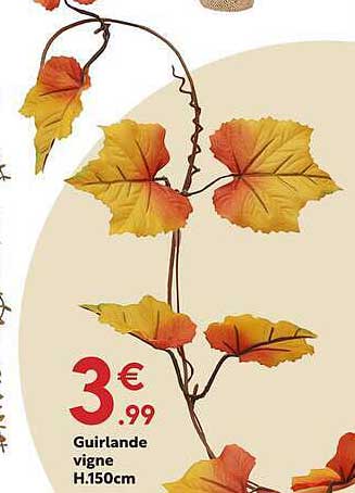Guirlande vigne H.150cm