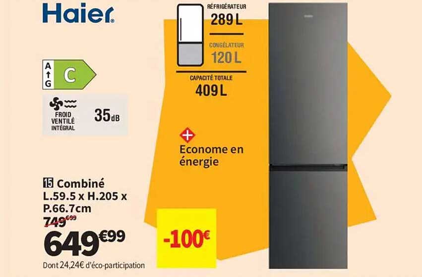 Haier Combiné