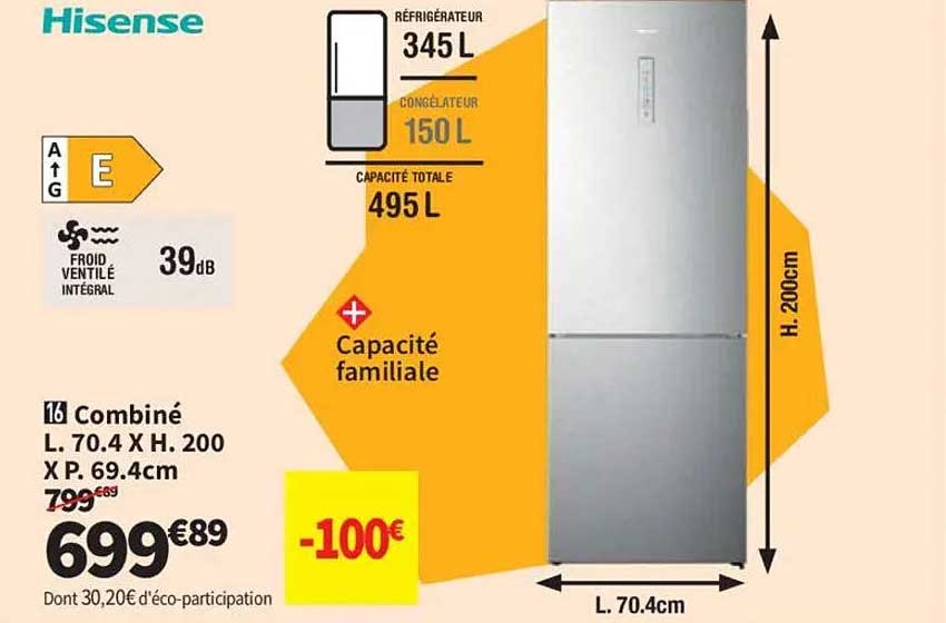 Hisense - 16 Combiné
