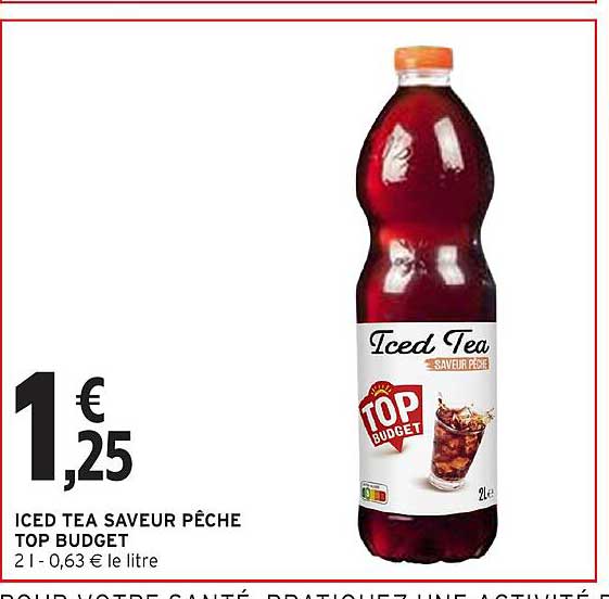 ICED TEA SAVEUR PÊCHE TOP BUDGET