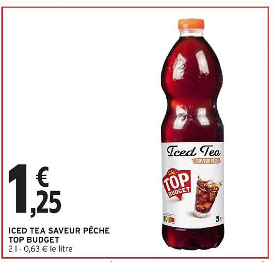 ICED TEA SAVEUR PÊCHE TOP BUDGET