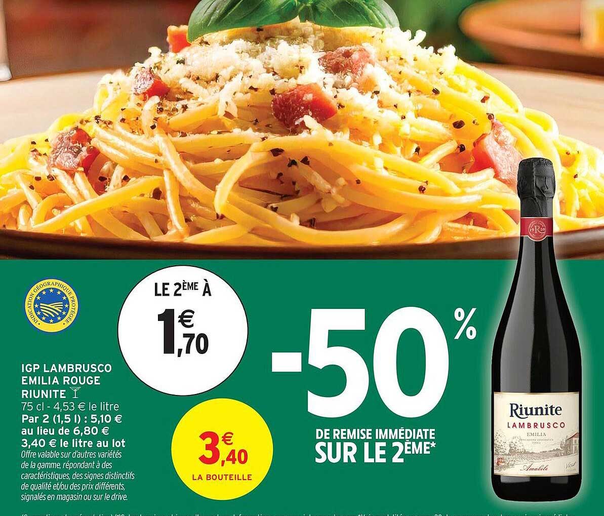 IGP LAMBRUSCO EMILIA ROUGE RIUNITE