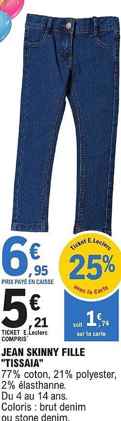 JEAN SKINNY FILLE "TISSAAI"