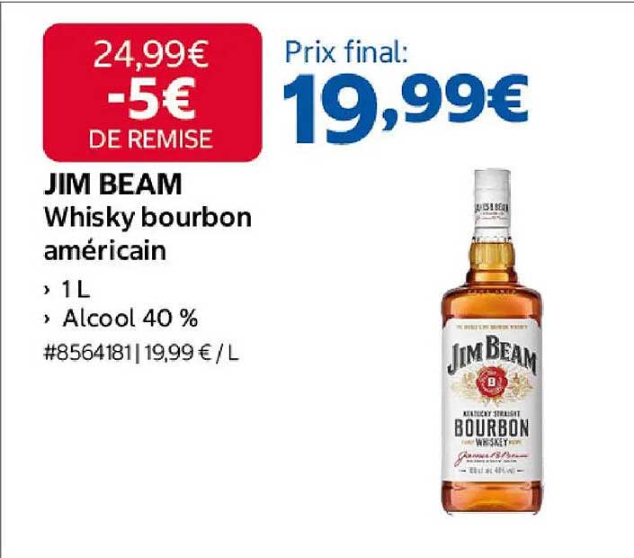 JIM BEAM Whisky bourbon américain