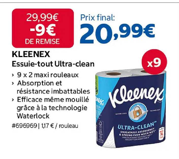 KLEENEX Essuie-tout Ultra-clean