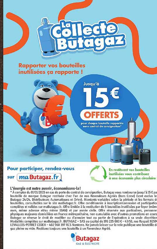 La collecte Butagaz