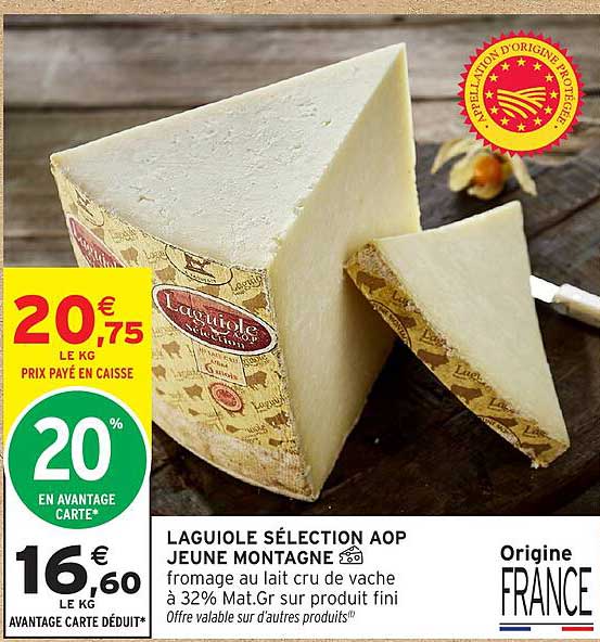 LAGUIOLE SÉLECTION AOP JEUNE MONTAGNE