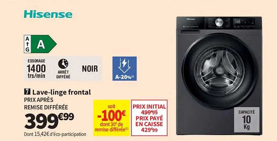 Lave-linge frontal