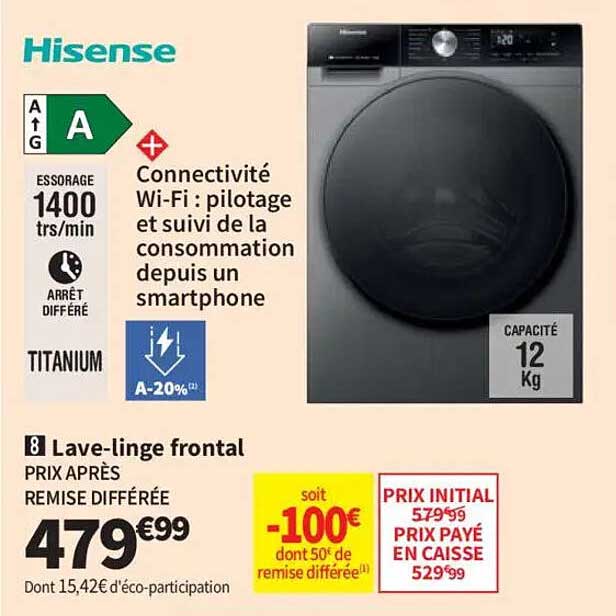 Lave-linge frontal