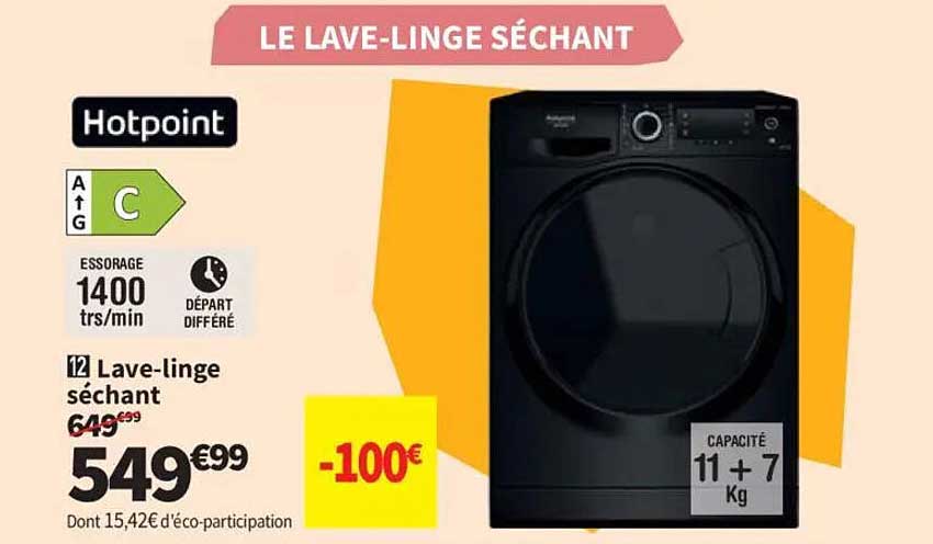 LE LAVE-LINGE SÉCHANT