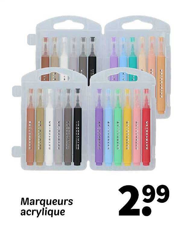 Marqueurs acrylique