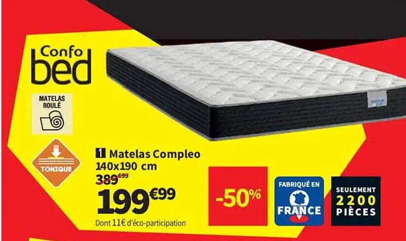 Matelas Compleo 140x190 cm