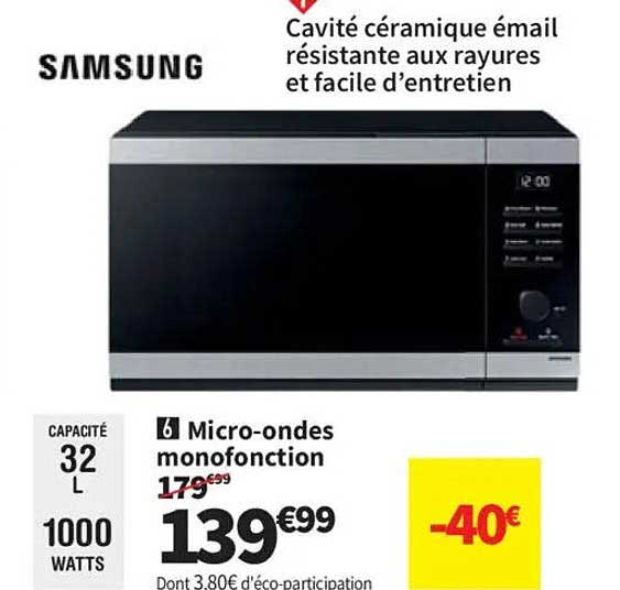 Micro-ondes monofonction