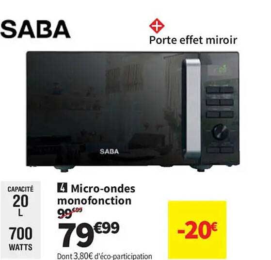 Micro-ondes monofonction