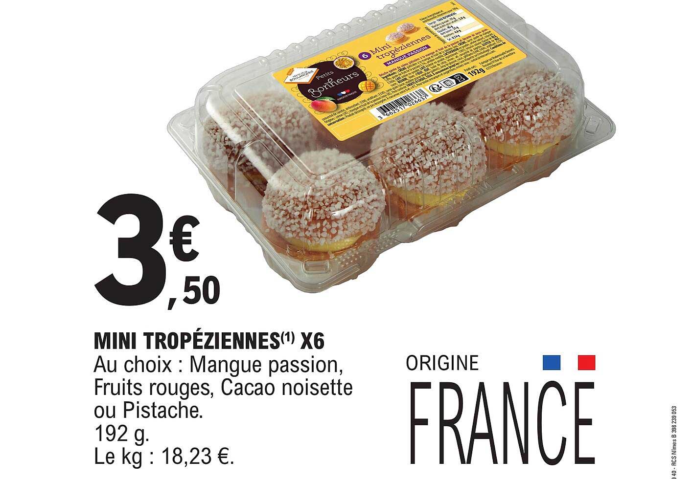 MINI TROPÉZIENNES x6