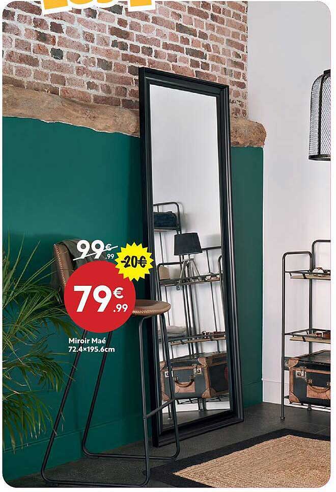Miroir Maé 72.4x195.6cm