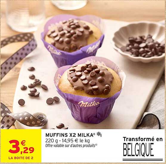 MUFFINS X2 MILKA®